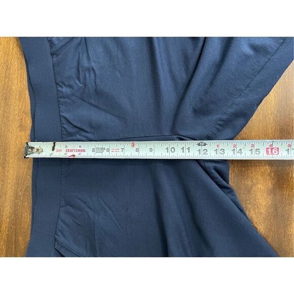 T by Talbots, Everyday causal pants, navy blue, cropped, size XLp - Picture 9 of 11
